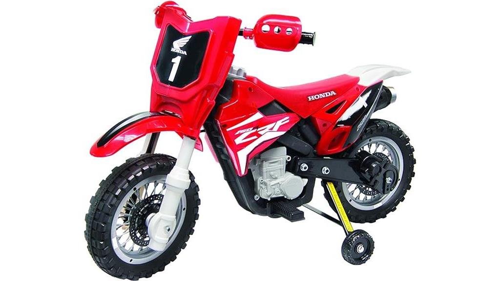 6v red honda dirt bike