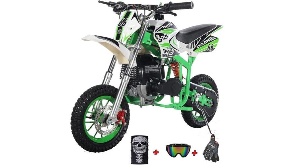 green x pro cyclone pit bike