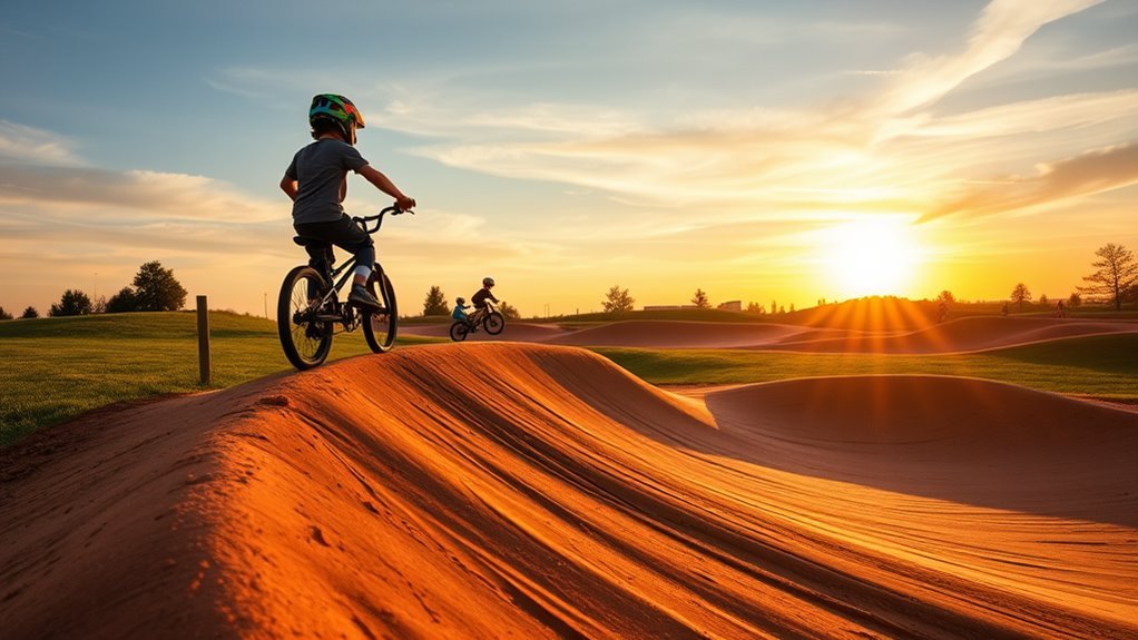 dynamic biking terrain features
