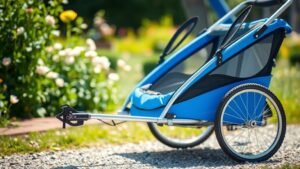 hitching a bike trailer