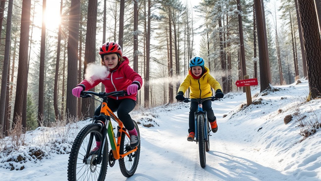 optimal winter cycling routes