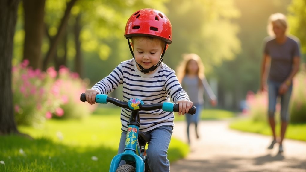 mastering balance before pedaling