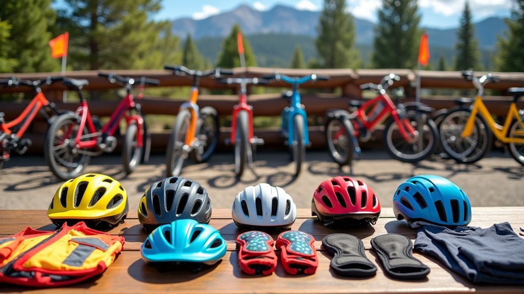 bike rentals and essentials