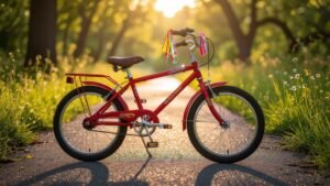 learning to ride bikes